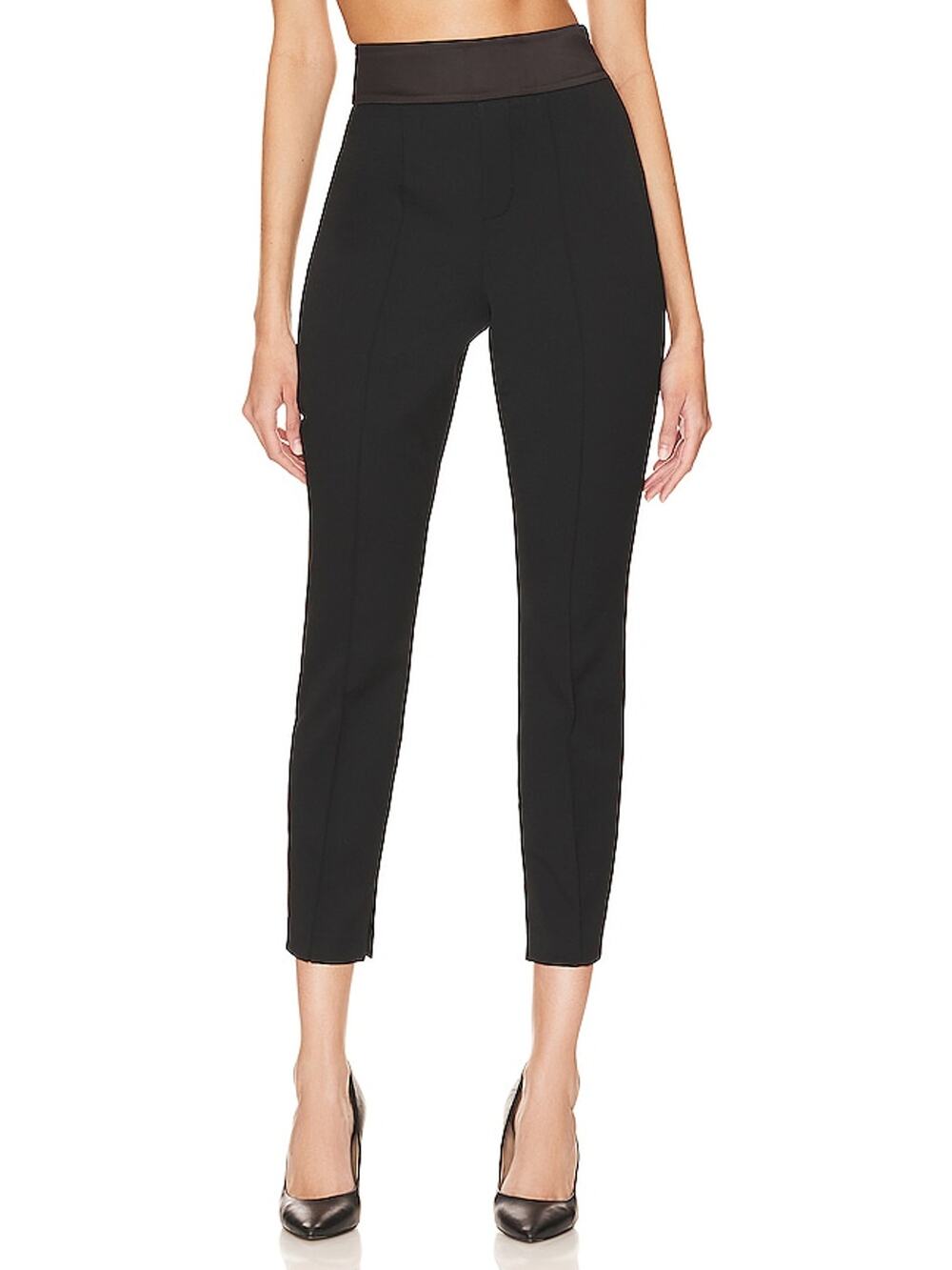 Allsaints Tailored Black Ember Trousers Size 6